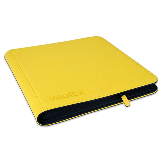 Vault X - 12-Pocket Exo-Tec® - Zip Binder - Yellow