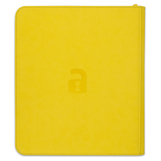 Vault X - 12-Pocket Exo-Tec® - Zip Binder - Yellow