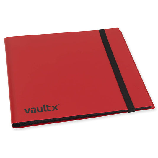 Vault X - 12-Pocket - Strap Binder - Red