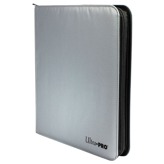 Ultra Pro - 12-Pocket Zippered PRO-Binder - Silver