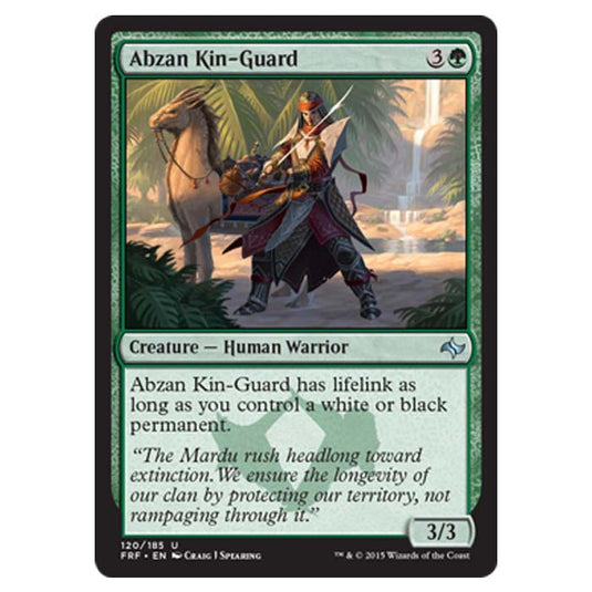 Magic the Gathering - Fate Reforged - Abzan Kin Guard - 120/185