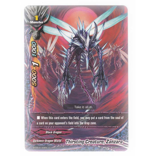Future Card Buddyfight - Break To The Future - Thirsting Creature Zanzara - 120/135