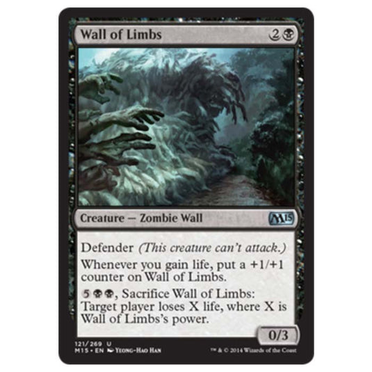 Magic the Gathering - M15 Core Set - Wall of Limbs - 121/269