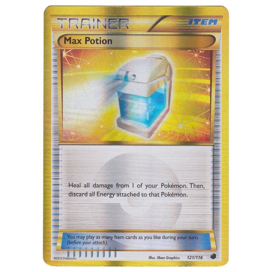 Pokemon - Black & White - Plasma Freeze - Max Potion - 121/116