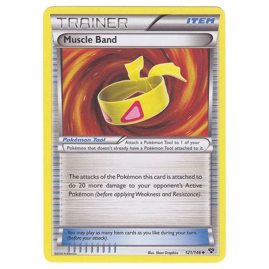 Pokemon - XY Base Set - Muscle Band - 121/146