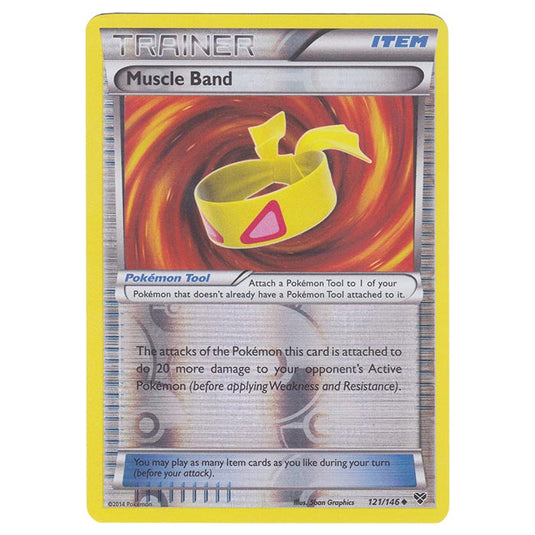 Pokemon - XY Base Set - (Reverse Holo) Muscle Band - 121/146