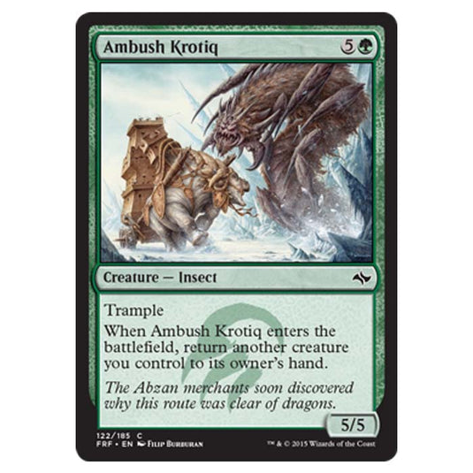 Magic the Gathering - Fate Reforged - Ambush Krotiq - 122/185