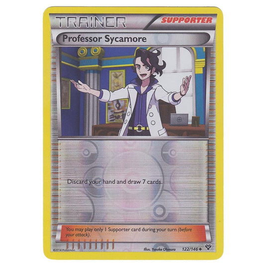 Pokemon - XY Base Set - (Reverse Holo) Professor Sycamore - 122/146