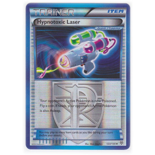 Pokemon - Black & White - Plasma Storm (Reverse Holo) - Hypnotoxic Laser - 123/135