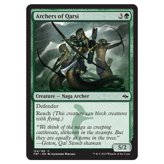 Magic the Gathering - Fate Reforged - Archers of Qarsi - 124/185