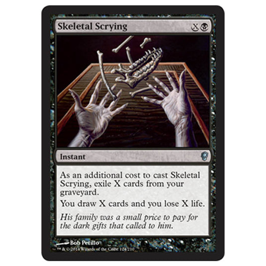 Magic the Gathering - Conspiracy - Skeletal Scrying - 124/210