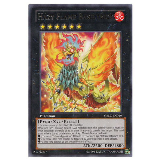 Yu-Gi-Oh! - Cosmo Blazer - Hazy Flame Basiltrice (Rare) CBLZ-EN049