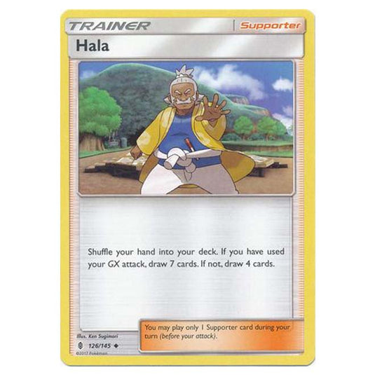 Pokemon - Sun & Moon - Guardians Rising - Hala - 126/145