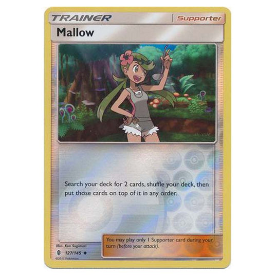 Pokemon - Sun & Moon - Guardians Rising - (Reverse Holo) - Mallow - 127/145