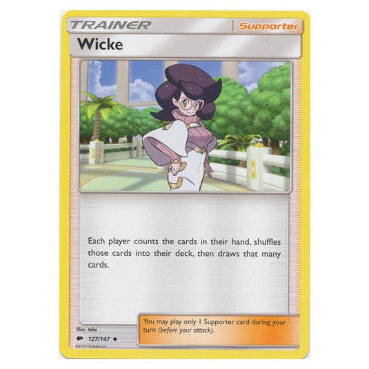 Pokemon - Sun & Moon - Burning Shadows - Wicke - 127/147