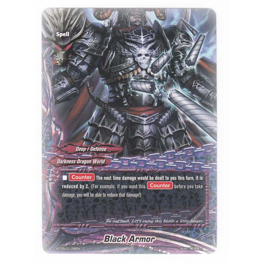 Future Card Buddyfight - Break To The Future - Black Armor - 128/135