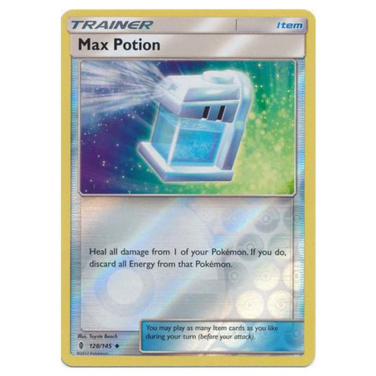 Pokemon - Sun & Moon - Guardians Rising - (Reverse Holo) - Max Potion - 128/145