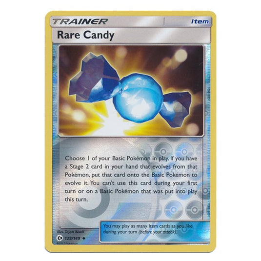 Pokemon - Sun & Moon - Base Set - (Reverse Holo) - Rare Candy - 129/149