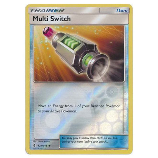 Pokemon - Sun & Moon - Guardians Rising - (Reverse Holo) - Multi Switch - 129/145