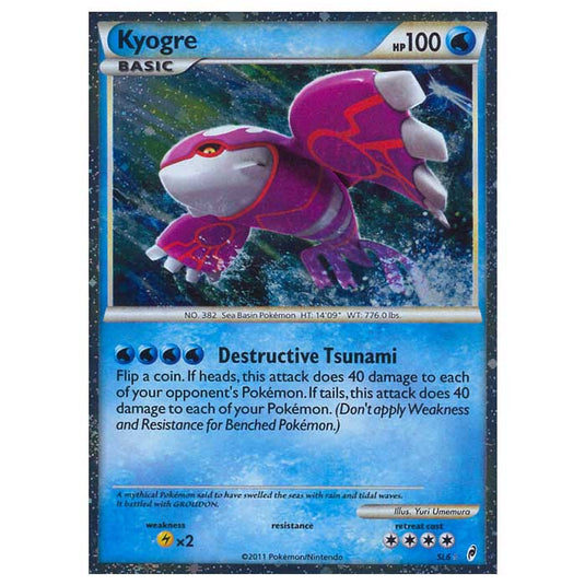 Pokemon - Call of Legends - Kyogre (SL6)