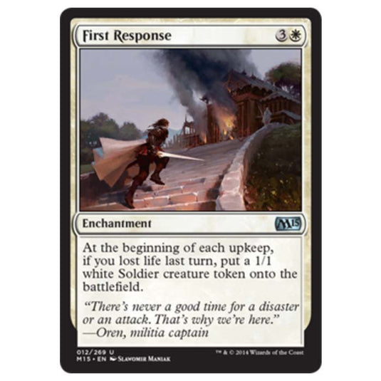 Magic the Gathering - M15 Core Set - First Response - 12/269