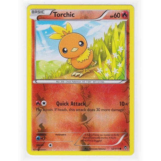 Pokemon - XY Furious Fists - (Reverse Holo) - Torchic - 12/111