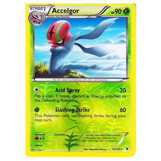Pokemon - Black & White - Noble Victories - (Reverse Holo) - Accelgor 12/101
