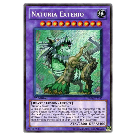 Yu-Gi-Oh! - Hidden Arsenal 4 - Trishula's Triumph - Naturia Exterio (Secret Rare) HA04-EN055