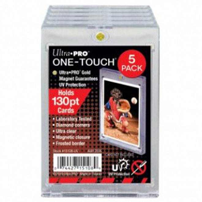 Ultra Pro One-Touch 130pt Card Holder – UV Protection & Rigid Display Case