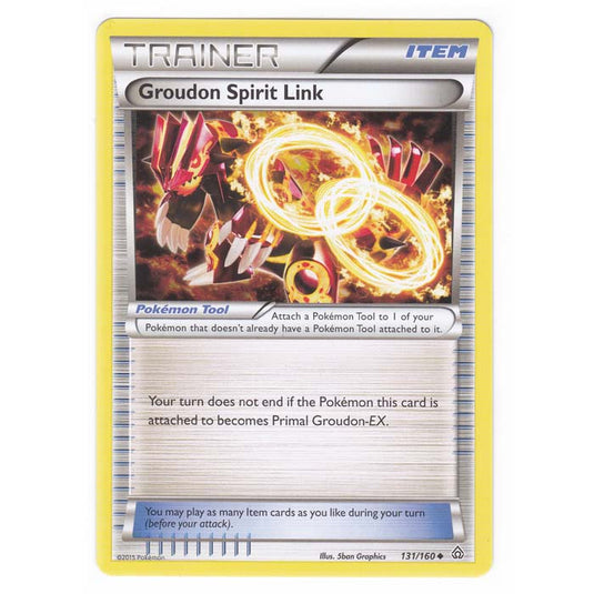 Pokemon - XY Primal Clash - Groudon Spirit Link - 131/160