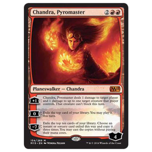 Magic the Gathering - M15 Core Set - Chandra, Pyromaster - 134/269