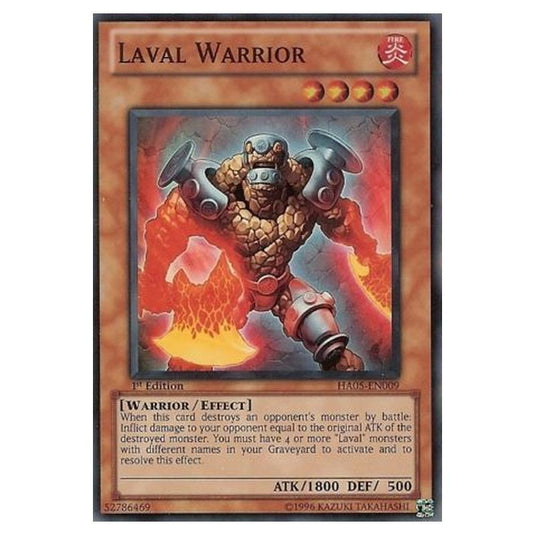 Yu-Gi-Oh! - Hidden Arsenal 5 - Steelswarm Invasion - Laval Warrior (Super Rare) HA05-EN009