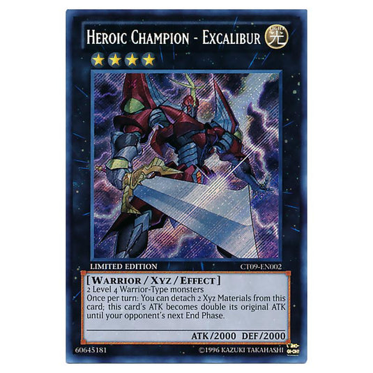 Yu-Gi-Oh! - Collectible Tins 2012 Wave 1 - Heroic Champion - Excalibur (Secret Rare) CT09-EN002