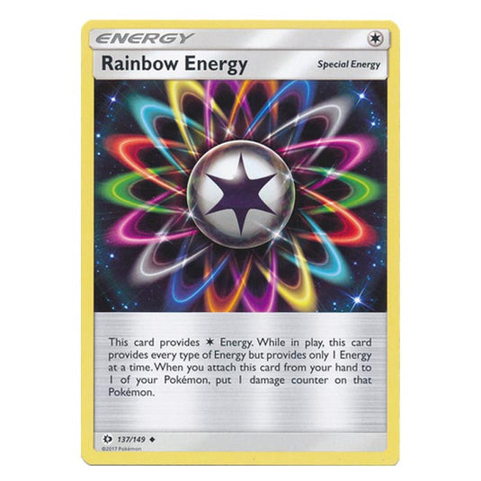 Pokemon - Sun & Moon - Base Set - Rainbow Energy - 137/149