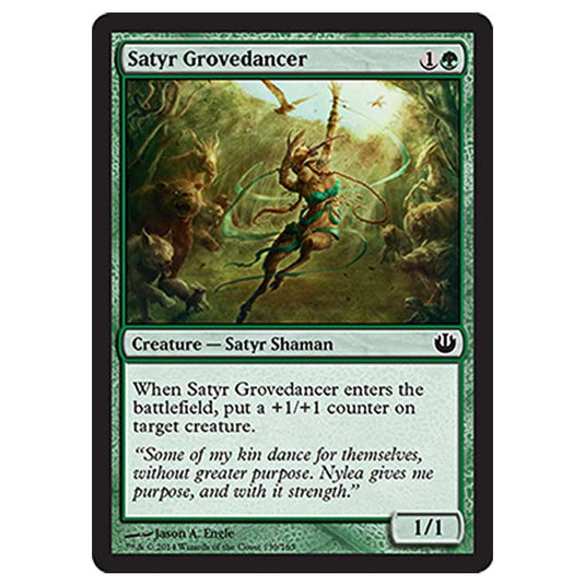 Magic the Gathering - Journey into Nyx - Satyr Grovedancer - 139/165