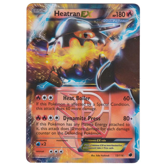 Pokemon - Black & White - Plasma Freeze - Heatran-EX - 013/116
