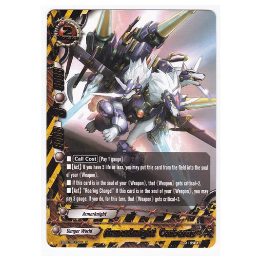 Future Card Buddyfight - Great Clash Dragon VS Danger - Armorknight Cerberus A - 13/48