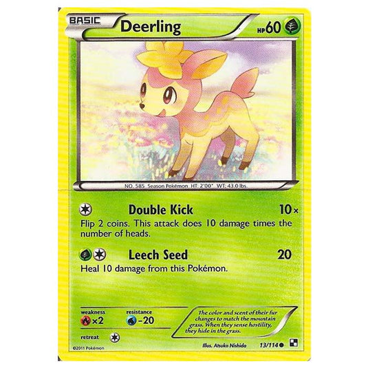 Pokemon - Black & White - Deerling 13/114