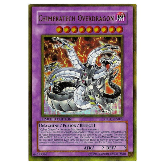 Yu-Gi-Oh! - Gold Series - Chimeratech Overdragon (Gold Rare) GLD1-EN029