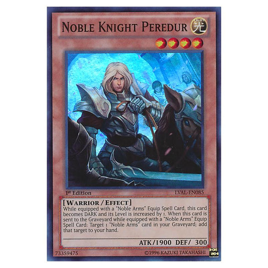 Yu-Gi-Oh! - Legacy of the Valiant - Noble Knight Peredur (Super Rare) LVAL-EN085
