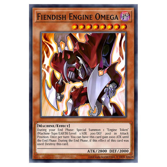 Yu-Gi-Oh! - The Duelist Genesis - Fiendish Engine Omega (Secret Rare) TDGS-EN095