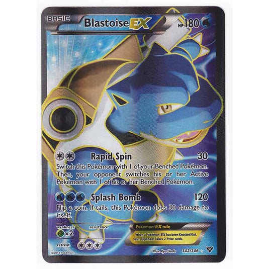 Pokemon - XY Base Set - Blastoise EX Full Art - 142/146