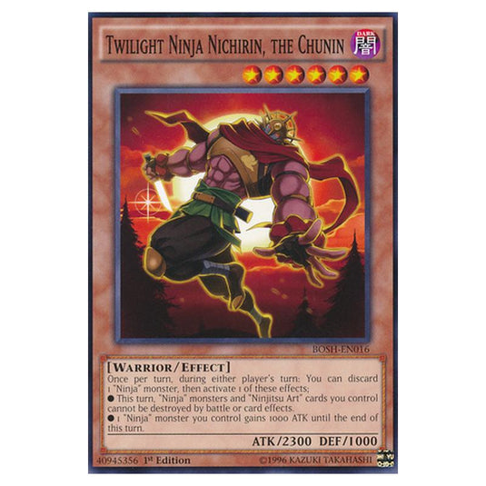 Yu-Gi-Oh! - Breakers of Shadow - Twilight Ninja Nichirin, the Chunin (Common) BOSH-EN016