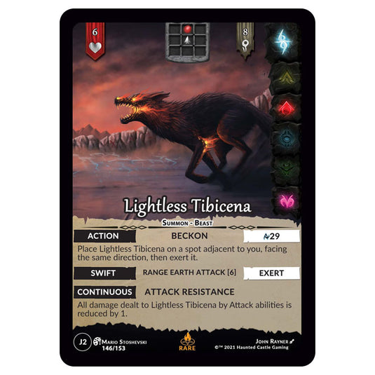 Genesis Battle of Champions - Welcome to Jaelara - Lightless Tibicena (Rare) J2146