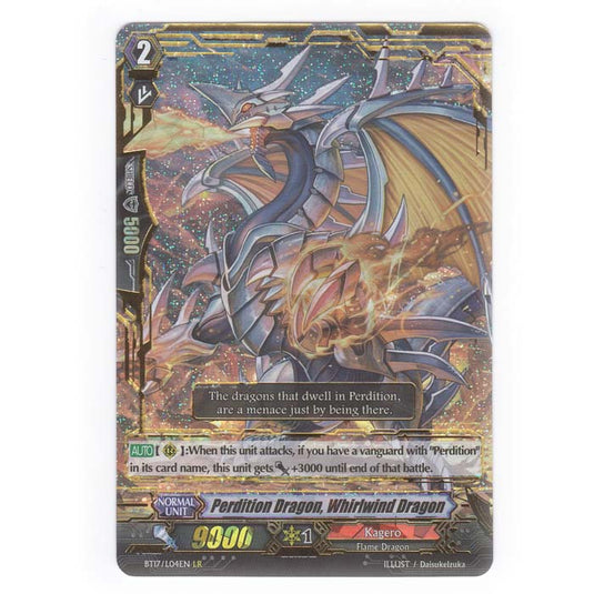 CFV - Blazing Perdition - Perdition Dragon Whirlwind Dragon - Legeion Rare - LR04/144