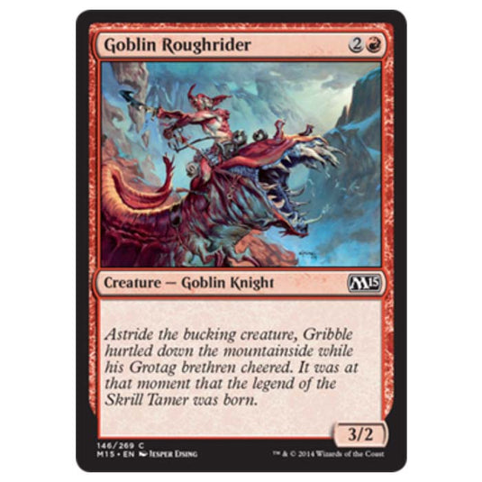 Magic the Gathering - M15 Core Set - Goblin Roughrider - 146/269