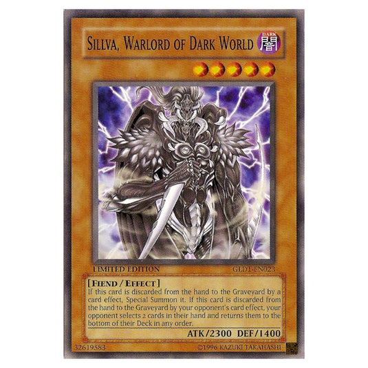 Yu-Gi-Oh! - Gold Series - Sillva, Warlord of Dark World (Common) GLD1-EN023