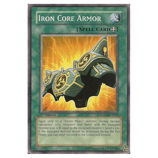 Yu-Gi-Oh! - Stardust Overdrive - Iron Core Armor (Common) SOVR-EN053
