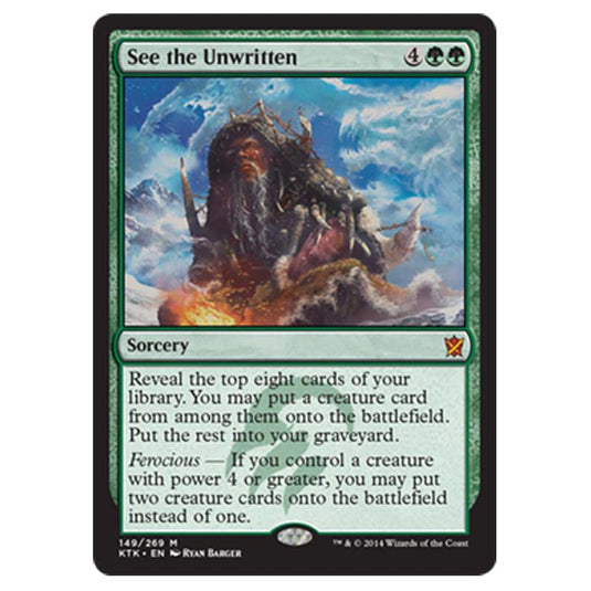 Magic the Gathering - Khans Of Tarkir - See the Unwritten - 149/269