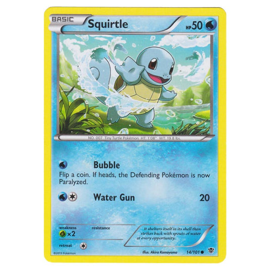 Pokemon - Black & White - Plasma Blast - Squirtle - 14/101